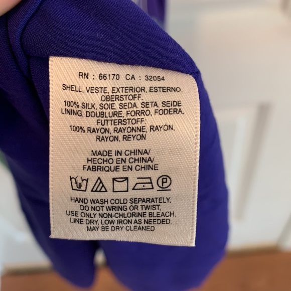 Anthropologie silk dress- new with tags - Picture 4 of 5